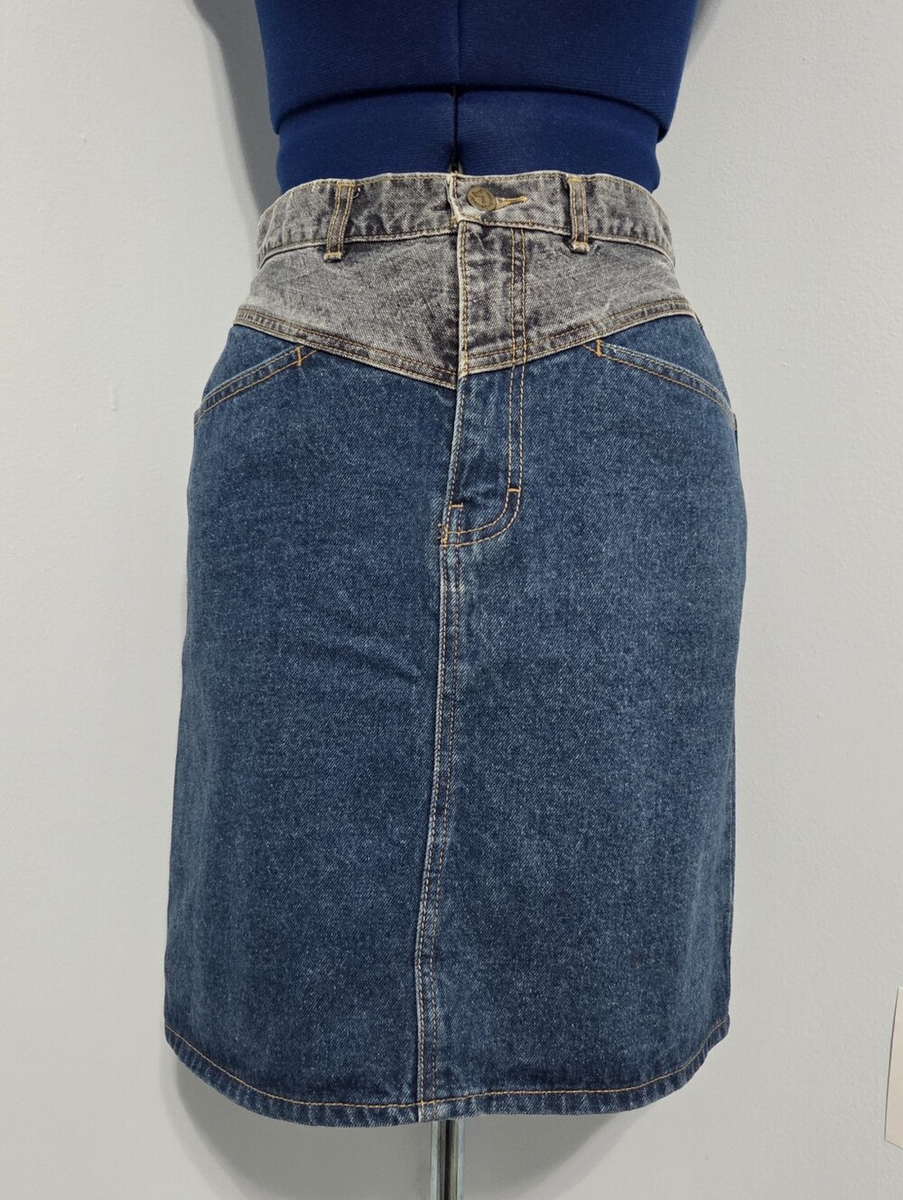 Vintage Western Denim Pencil Skirt Size 9